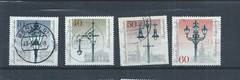 Berlin stamps. 1979 Street Lighting set used /CTO SG B578 – B581 (M352)