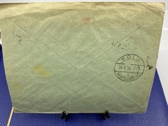 1936 Germany Koln, Bahnpostamt 10, Airmail, Highly likely Zeppelin carried/ USA