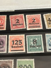 German Overprint Stamp Lot Of 20 MNH