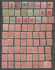 Germany lot of 73 MNH MH & used stamps cancels dates locations inflation