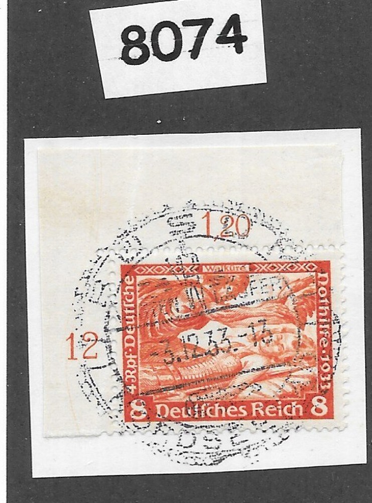 Used stamp Richard Wagner Die Walkure 1933 B53 Germany Opera #8074