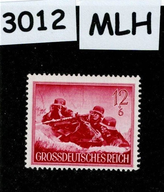 MLH Stamp B263 WWII 1944 Germany Third Reich Military Wehrmacht Infantry #3012