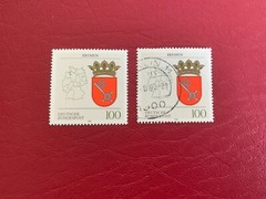 GERMANY 1992 USED & MNH STATE COAT OF ARMS BREMEN
