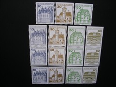 Germany 1977/87-Castle, Historic Sites-40 Stamps MNH