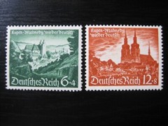 THIRD REICH 1940 mint Eupen Malmedy Annexation stamp set!