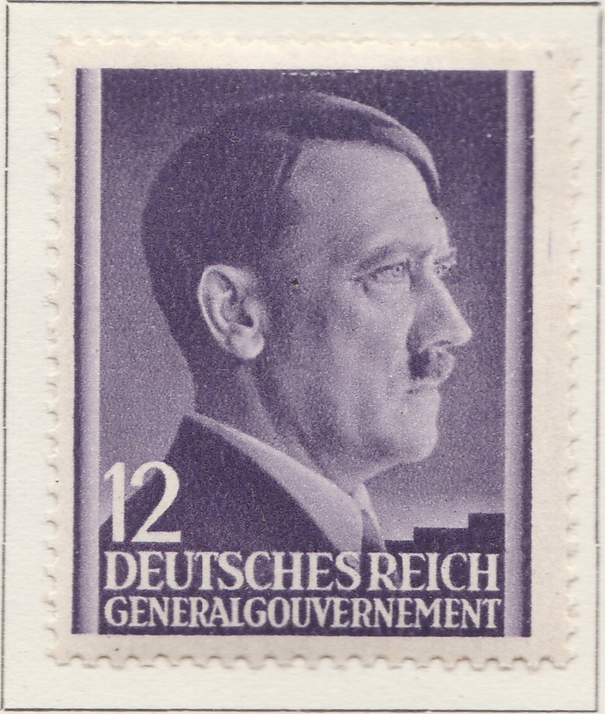 Germany WWII General Government 1941 12gr Perf 14×14 1/4 MH* A30P40F45320