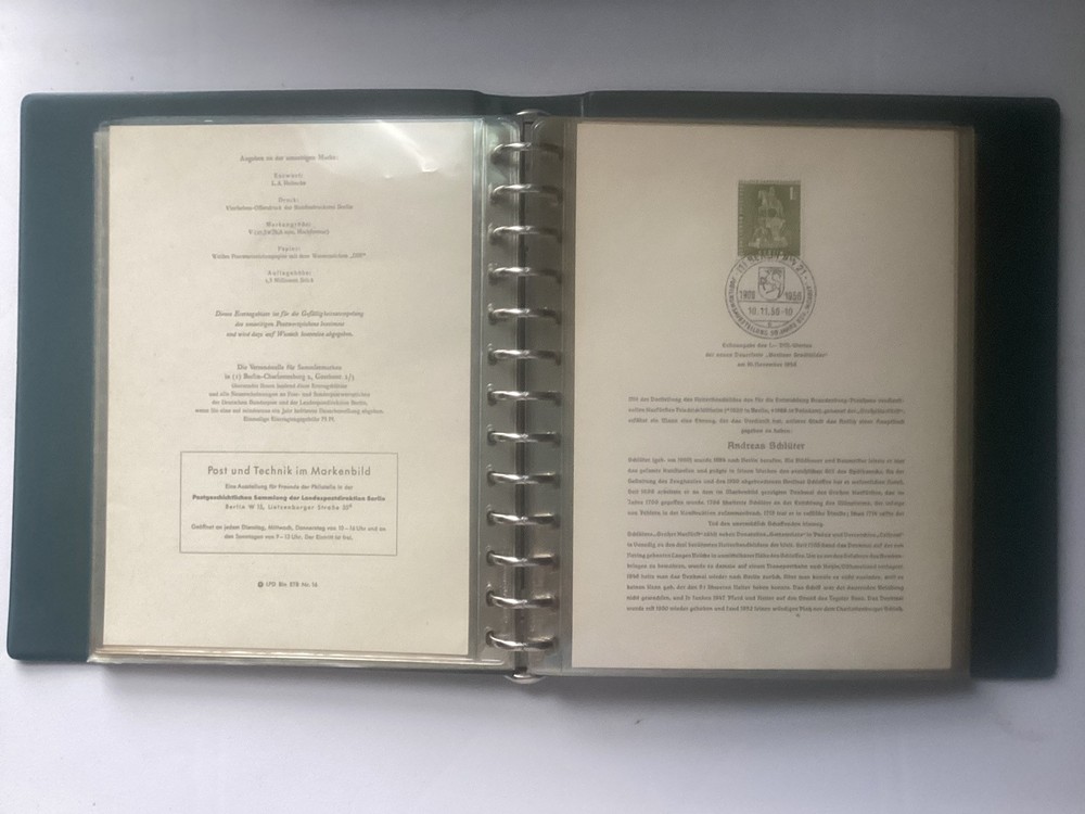 ETB – Berlin / BRD – Berlin – Complete Binder – 1956 to 1959 – 43 Sheets