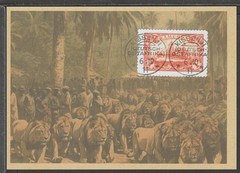 ✔️ Deutsches Reich Colonies 1910 KAMERUN RARE POSTCARD – REPRODUCTION