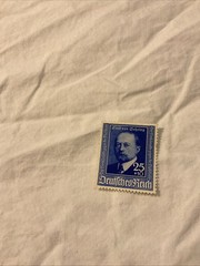 Germany -1940-Scott #B187-Dr.E.von BEHRING -SEMI POSTAL-lot of 1 Stamp – MNH