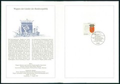 GERMANY FOLDER 1992/34 WAPPEN BLAZON BREMEN