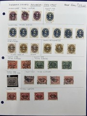 Germany States, Bavaria , Used & Mint, mounted on one album page – hinged, 1920.