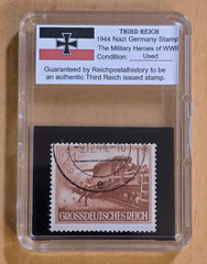WW2 WWII Third Reich Nazi Germany Military War heroes battle Stamps complete set
