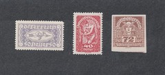 Austria Germany Inflation Era MH Stamp Lot 1920s Hyperinflation Vintage European