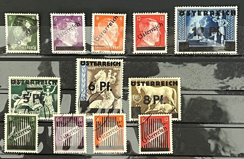 AUSTRIA – DEUTSCHES REICH WWII – 1945, Wiener Aushilfsausgabe, Overprint – USED