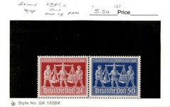 Germany, Postage Stamp, #585c Pair Mint NH, 1948 Hanover Fair (AB)