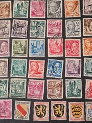 Post WWII German Baden Rheinland-Pfalz Württemberg French Zone Stamp Lot