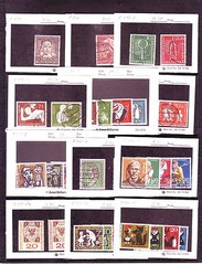 GERMANY USED SELECTION. (106) DIFFERENT ITEMS. SOUND F-VF. SCV $513
