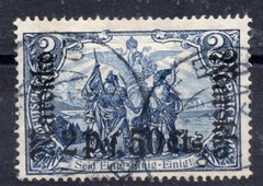 Morocco 1911 „kk“ the 2 Peseta 50 VF ++ used, FES , KK, no faults, beauty