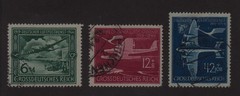 GERMANY Grossdeutsches Reich Stamps Sc# B252A-B252C Used – CDS: München