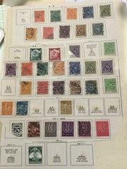 GERMANY SEVERAL pieces album pages remainder’s USED mint stamps LOT Collection