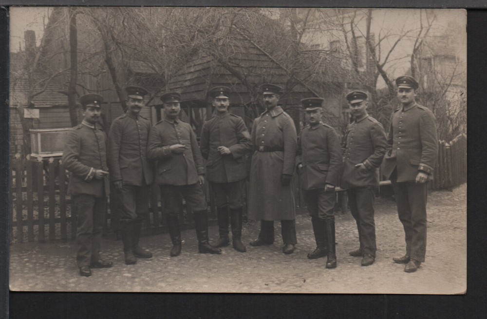 ✔️ GERMANY REICH WWI SOLDIERS EXCELLENT RARE AGED MILITARY POSTCARD