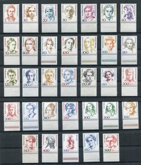 Bund Women Complete Set of 33 Values Unmounted Mint NH With 2x 1433 +1582