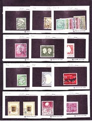 GERMANY USED SELECTION. (106) DIFFERENT ITEMS. SOUND F-VF. SCV $513
