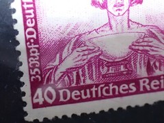 Nazi Germany 1933 Wagner Parsifal Stamp 40 Pfg 507A MH pre-WW2 Third Reich