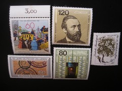 Germany 1981/86- Collection of 45 Different Stamps MNH, Very Fine