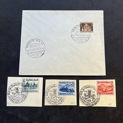 WW2 WWII Nazi German Third Reich Berlin Volkswagen Automobile Races Stamps Cover