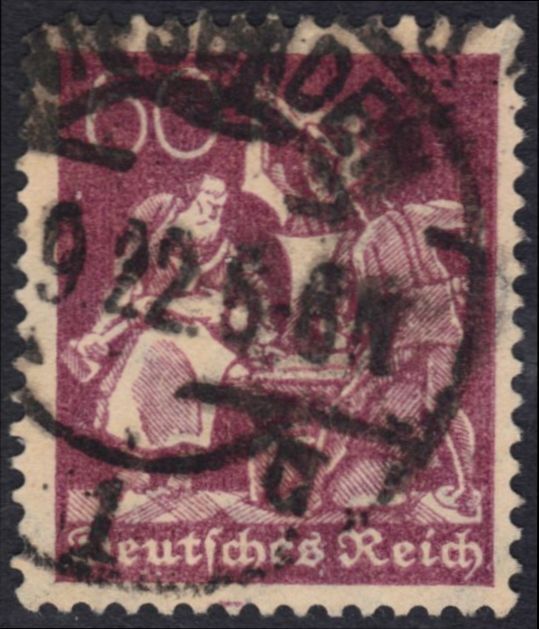 GERMANY 168 – Iron Workers „1922 Red Violet“ (pc13364)