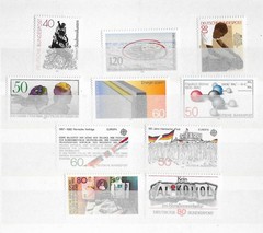 Germany 1982 Set 260603#10 (MNH, see scan). Perfect quality. SCV $8.55 (2007).