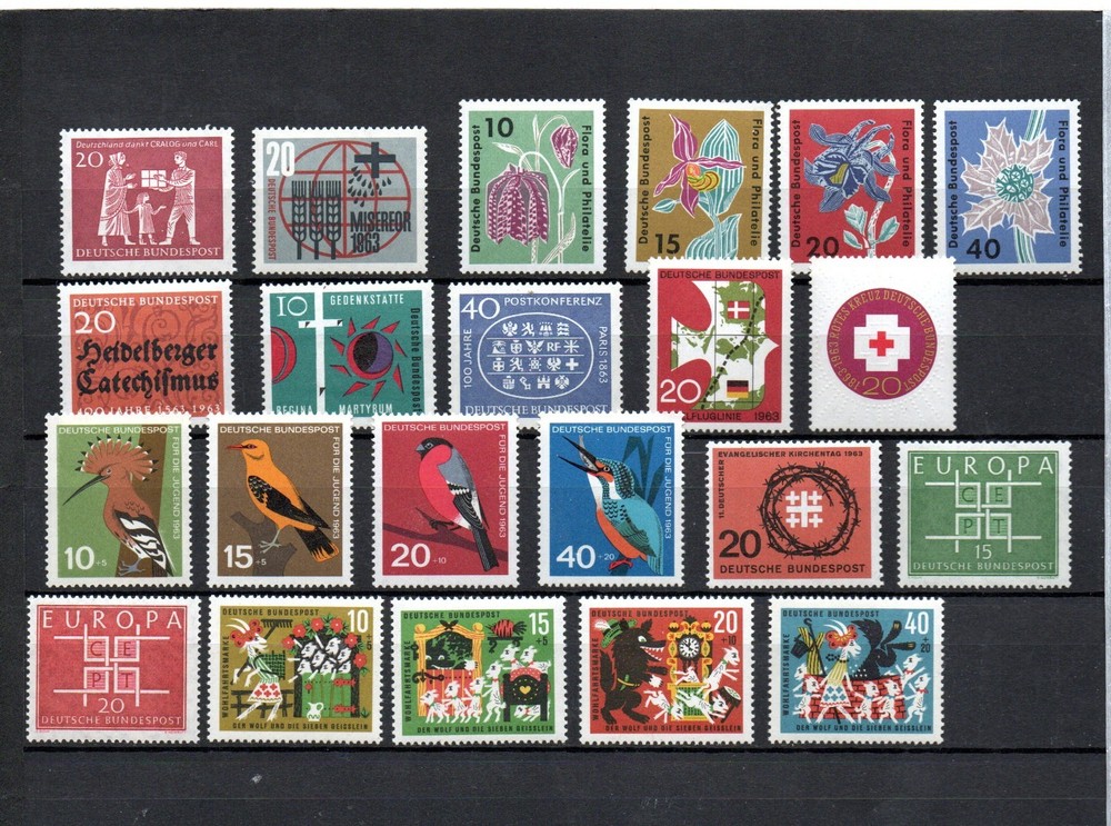 Germany Year 1963 Complete Never mint