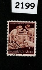 Used stamp B253 1944 Mother & child Children Mother’s day Germany #2199