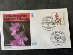 Germany Berlin 1981 #9NB182-#9NB185 Endangered Plants – 4 FDCs