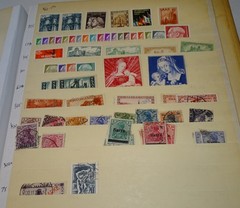 Saar Basin territory Stamps? stock book from an estate sale Saarland Germany