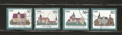 GERMANY – 1985 USED CASTLES STAMP SET – SCOTT 2504-2507 – G281