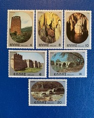 Greece – 1980 Castles, Bridges & Caves – MNH**