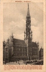 WWI Feldpost 1916 Occupied Brussels Belgium to Berlin RIR 203 Military Hospital