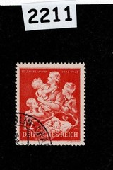 Used stamp B246 1943 Mother & child Children Mother’s day Germany #2211
