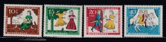 WEST GERMANY Cinderella Fairy Tale MNH set