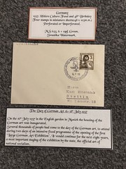 GERMANY 1937 THIRD REICH WWII FDC HITLERS CULTURE FUND AND BIRTHDAY MUNICH PMK