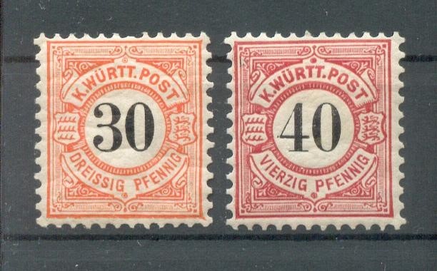 Württemberg 61/2 Set** MNH Mint Never Hinged Luxury 20EUR (69824)