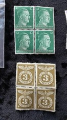World War II stamps and coins Germany