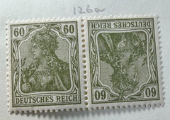 Germany Lot of 5 Stamps 1920-22 (SC 169,174,119a,123a,126a) Tete Beche Pairs!