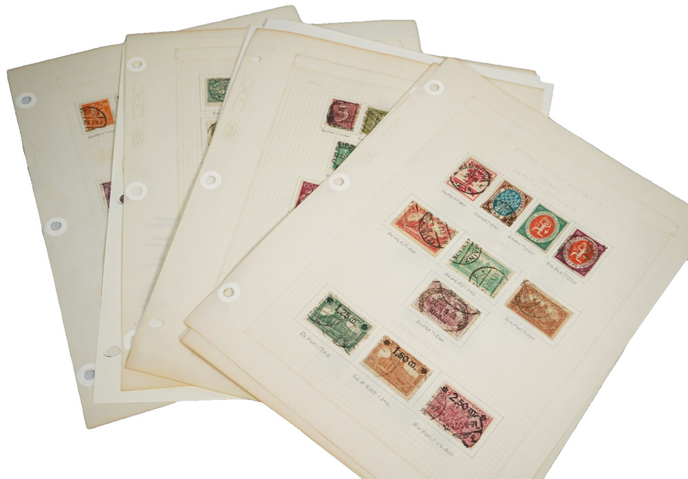 GERMANY 1919-1923 USED INFLATION SPECIALIZED STAMP COLLECTION ALL EXPERTIZED