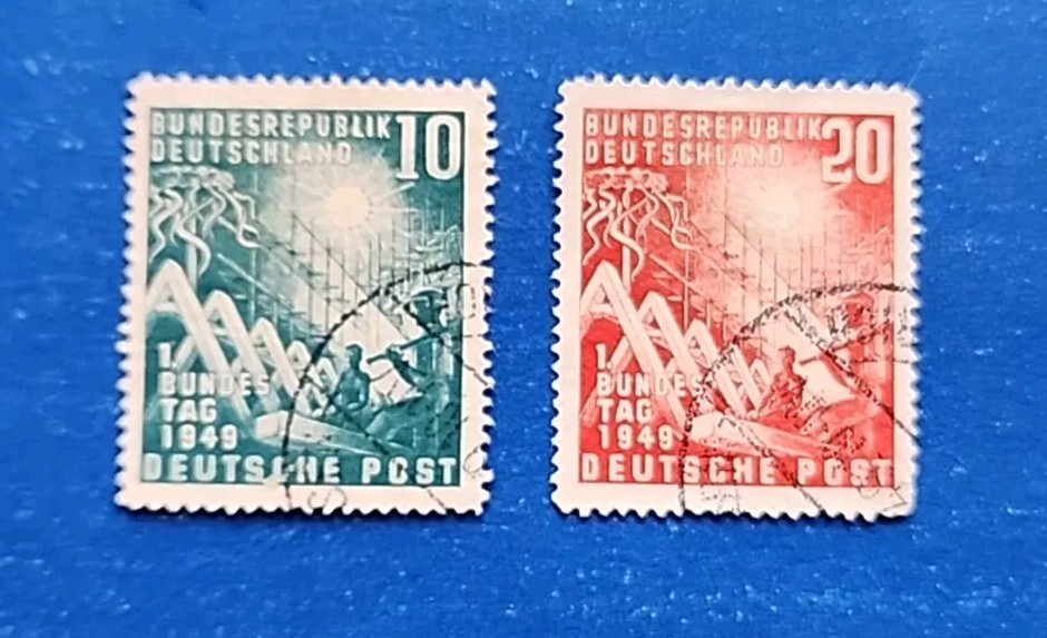 Germany Stamps, Scott 665-666 Complete Set Used