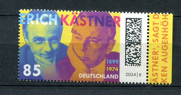 Germany – BRD : Erich Kästner stamp from 2024 – mint NH