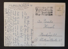 1944 Germany RPPC Postcard Cover Navy Battleship Kriegsmarine