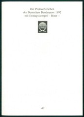 GERMANY FOLDER 1992/47 JOCHEN KLEPPER SCHRIFTSTELLER LITERATUR